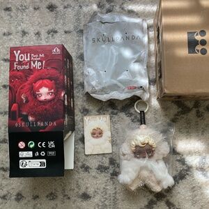 SkullPanda You Found Me Plush Doll Sandman Pendant Pop Mart Authentic